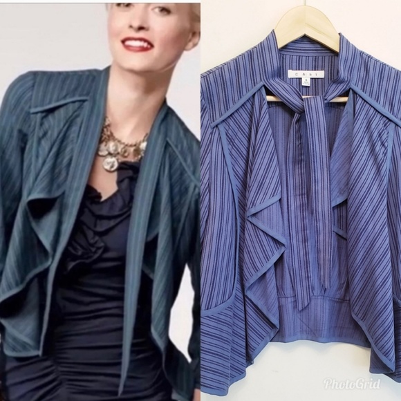 CAbi Jackets & Blazers - 3/$25 NWOT CAbi Cascade Stripe Open Swing Jacket S